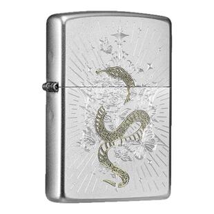 生日礼物送男士情人节香薰高颜值 ZIPPO打火机玫蛇星辉节日送男友