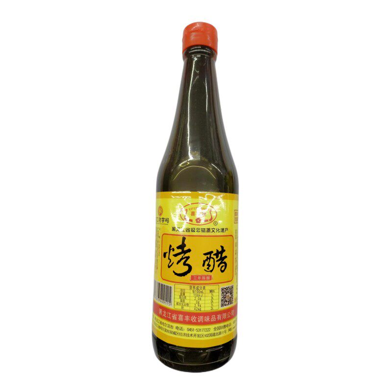 喜丰收烤醋5度醋4度醋450毫升1瓶