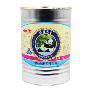 熊猫炼乳5kg/2.5kg桶装炼奶酱面包蛋挞甜品咖啡奶茶烘焙原料