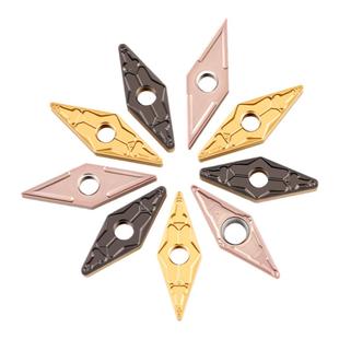 数控刀片合金VNMG160408车床车刀片外圆钢件车削加工开槽菱形车刀