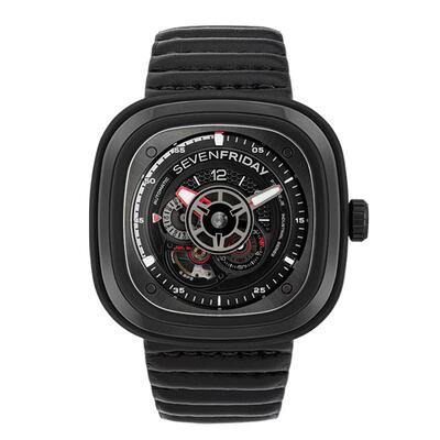 【自营】SEVENFRIDAY七个星期五手表瑞士自动机械皮带男表P3C/02L