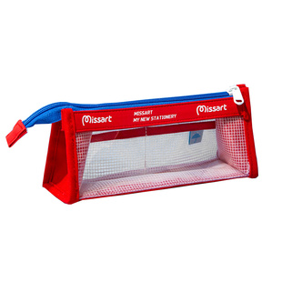 【巨耐脏】三角笔袋2026超火女孩小学生撞色透明铅笔盒女生款高颜值大容量防污内衬文具盒低年级男孩男生用