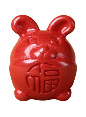 东蔡帝王砂十二生肖朱砂大孔散珠