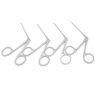 不锈钢显微中耳钳采耳店师傅专业采耳钳耵聍耳屎夹耳镊耳垢钳家用