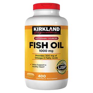 【自营】美国柯克兰Kirkland原装Omega-3深海鱼油400粒/瓶胶囊