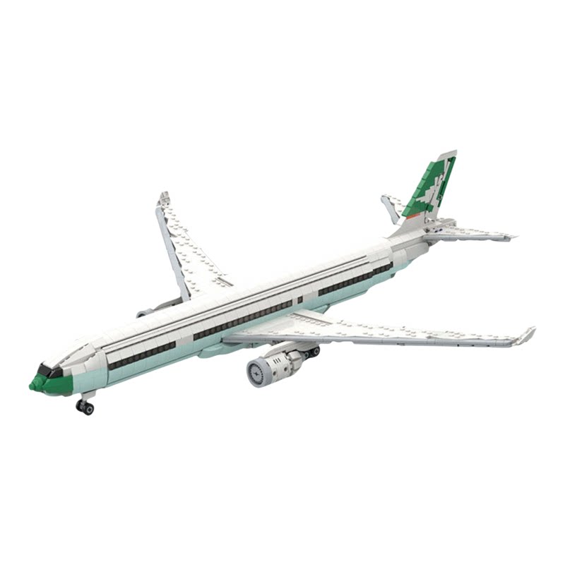 国泰航空空客A330-300客机积木