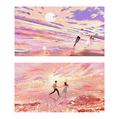 原创明信片文创艺术卡片贺卡礼物