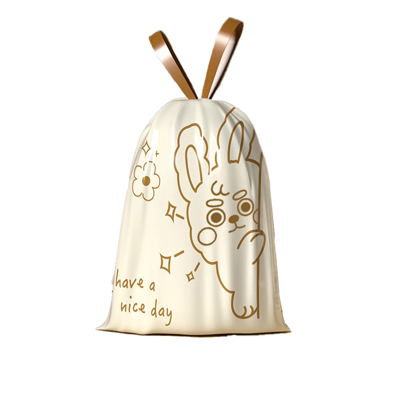 免撕抽绳垃圾袋加厚家用手提式大号