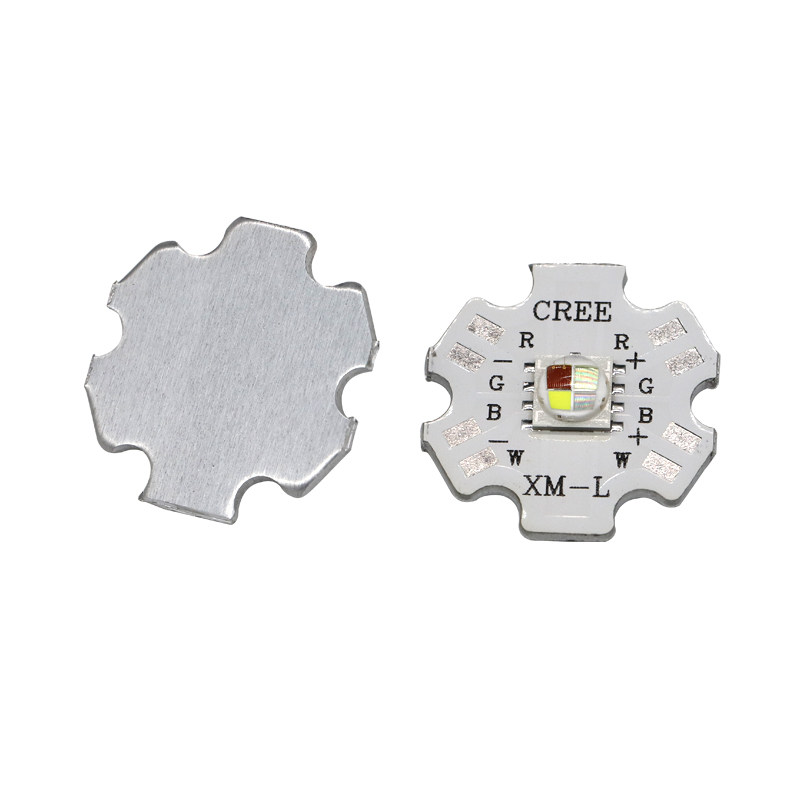 RGBW全彩led灯珠10W科锐CREE XML5050大功率xpl 3535红绿蓝七彩光