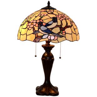 【喜鹊梅花】16寸新中式古典新婚乔迁贺礼客厅玄关书房装饰暖台灯