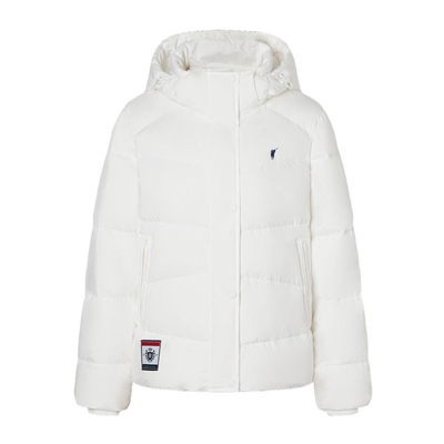 90绒连帽羽绒服中长款面包服外套