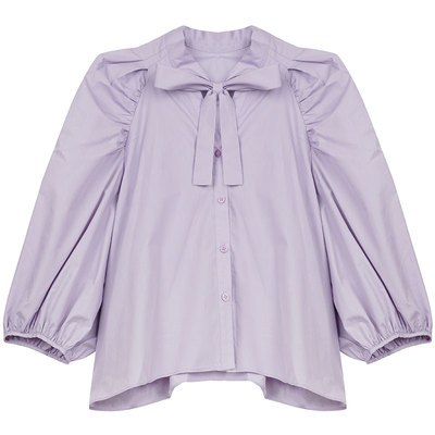 sourcewithu双向绝美系带衬衫