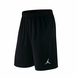 新款篮球六分裤刺绣飞人短裤春夏学生篮球训练服宽松纯色透气吸汗