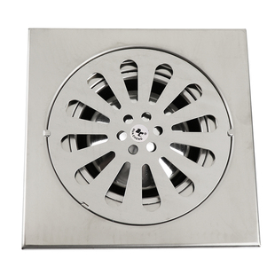 150mm加大地漏 5寸不锈钢防臭地漏15x15cm卫生间加厚防臭直通地漏