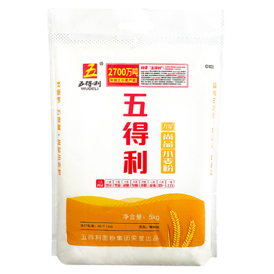 五得利九星面粉10斤细白麦香