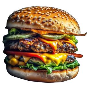 超大汉堡胚手工黄油半成品DIY生日蛋糕大汉堡胚商用家用面包胚