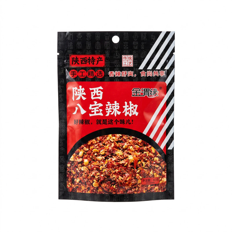 八宝辣椒粉陕西特产石碾辣椒粉火锅蘸料夹馍拌饭秦椒香辣油泼辣子
