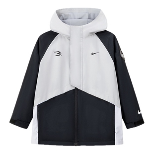 【薄绒】Nike 3brand儿童夹克男女童外套保暖2026新款童装防风衣