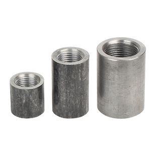 焊接双内丝RC熟铁碳钢PT液压内丝接头无缝可焊接管箍直接加厚底座