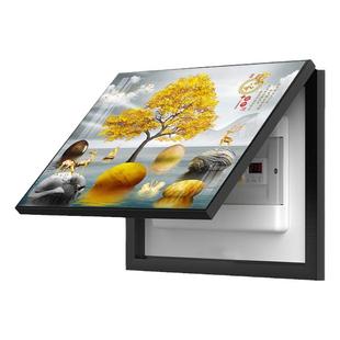 轻奢电表箱装饰画免打孔现代简约客厅电表盒弱电箱遮挡配电箱挂画