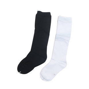 春秋儿童白色中筒袜长袜黑色纯棉膝下学生袜高筒袜男女童腿袜薄款