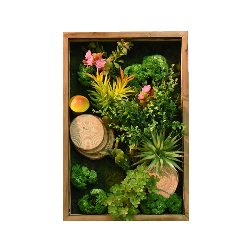 仿真植物壁挂绿植墙面装饰工业风墙壁挂件墙上田园挂饰创意墙饰花