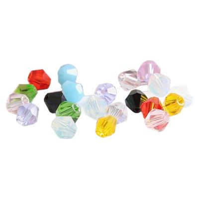 菱形珠水晶尖珠散珠diy项链耳饰