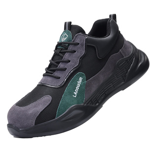 蓝鸥盾劳保鞋男款士防砸防刺穿SRC防滑防油防水轻便耐磨冬季工地