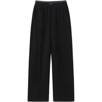 URLAZH有兰高腰直筒休闲裤