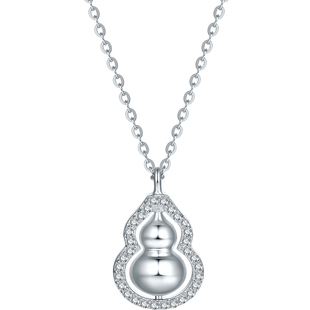 周六福转运葫芦项链女S925银颈饰福禄双全送女友新年礼物