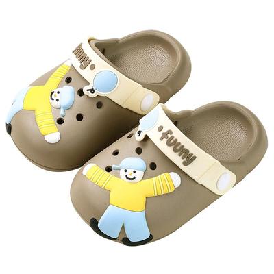 踩屎感宝宝洞洞鞋儿童拖鞋男童夏季室内防滑小童幼儿小朋友凉拖鞋