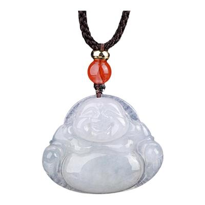 佛公吊坠翡翠七彩云南冰种女款