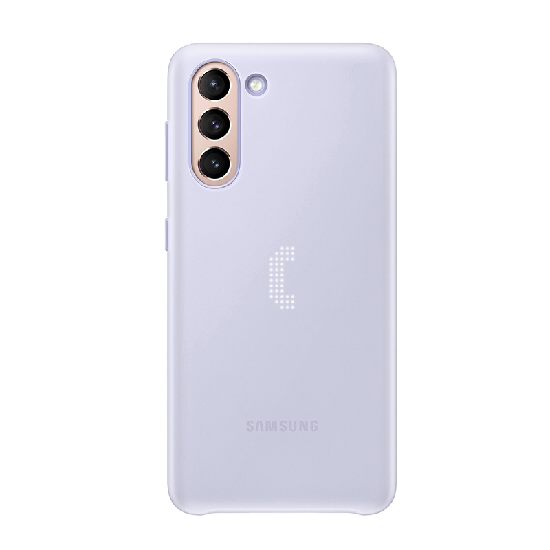 三星s21手机壳原装s21+5g智能LED后盖s21ultra全包超薄背光保护套