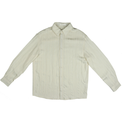 TRHOMME纯色衬衫男高级感痞帅