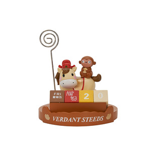 物兮物大英博物馆马上封侯日历桌面摆件办公室好物马年生日礼物女