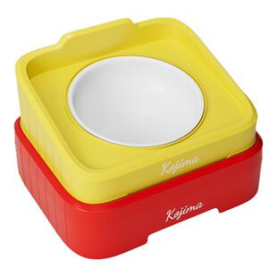 咖家狗碗不锈钢狗盆DIY护颈宠物慢食碗防打翻陶瓷粮水碗食盆猫碗