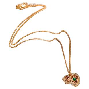 新中式金色镂空花丝葫芦项链女秋冬毛衣链大气高档高级感轻奢小众