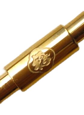 旋转打开皮绳金属福字钢印卡扣