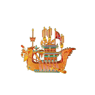 苏州博物馆 乘风破浪龙舟书签创意金属书签精美纪念品送朋友礼物