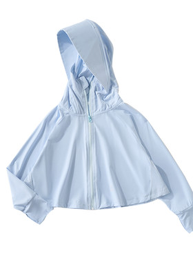 儿童防晒衣夏季轻薄连帽防晒服