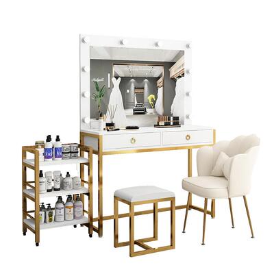 店用化妆台影楼专用带灯桌子