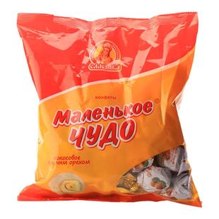 俄罗斯巧克力奶罐糖整颗榛仁夹心斯拉夫混合糖果喜糖年货零食