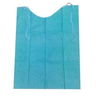 牙科一次性系带围巾/齿科口腔围兜铺巾覆膜纸围巾/美容防护复膜纸