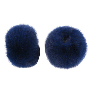 2025毛毛袖套腕袖口仿狐狸毛短款皮草兔毛防风护腕毛绒手环女衣袖