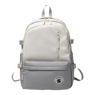 seasdoor女生双肩包初中生高中生大学生大容量书包女学生电脑背包