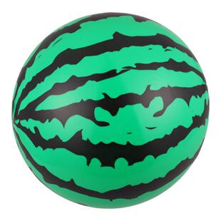 幼儿园8寸笑脸西瓜球玩具儿童手拿带绳仿真西瓜球宝宝弹力充气球