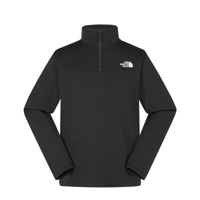 北面半拉链抓绒衣男透气舒适外套