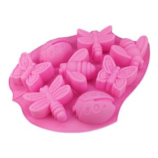 硅胶果冻模具钵仔糕巧克力布丁白凉粉猫爪兔子蒸糕烘焙磨具耐高温