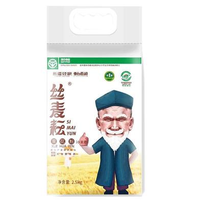 丝麦耘新疆奇台高筋道雪花粉5斤