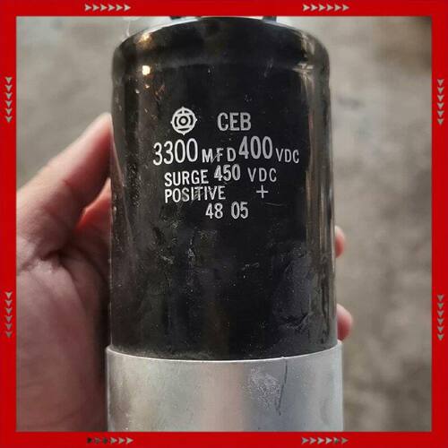 【问价】#电容 CEB 3300MFD 400VDC  下来的